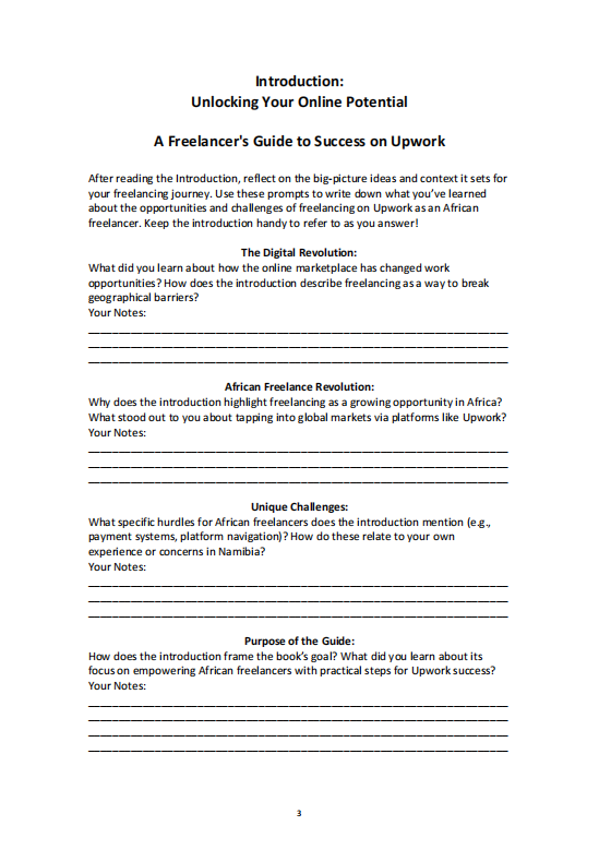 From Side Hustle to Success Workbook Only