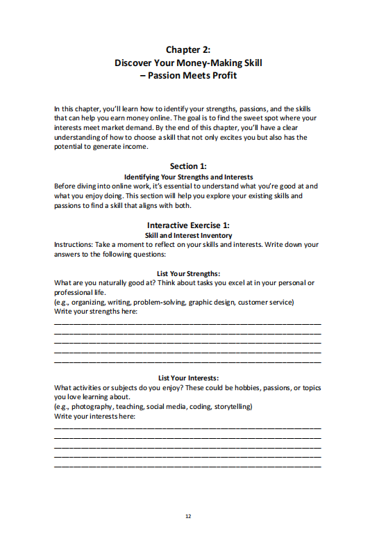 From Side Hustle to Success Workbook Only